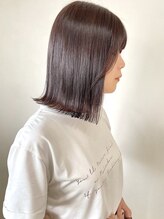 メロウヘア(Mellow hair) ラベンダーブラウン/秋カラー