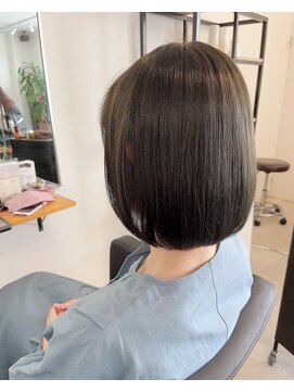 クレア 岡崎南店(CREA) ボブスタイル♪オリーブベージュ