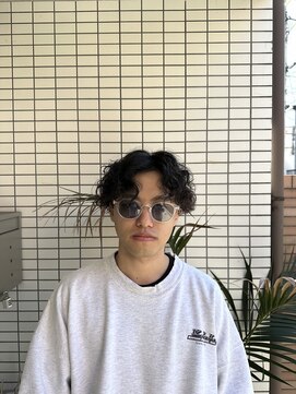 スウェル 船橋店(Swell) ハイライト/マッシュパーマ/ウルフ/アッシュブラック1