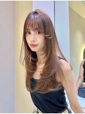 【Lond ambre】中川智帆  レイヤーロング/顔周り/韓国