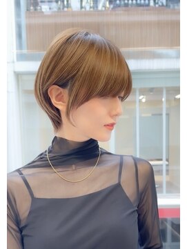 ハルキミナト ジャパン トウキョウ(HARUKI MINATO japan TOKYO) 20代30代40代50代/丸みショート/クビレ/前髪あり/表参道