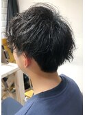 ツーブロック/マッシュ/メンズパーマ/波巻き/スパイラル