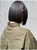 ◎切りっぱなしボブ／透明感ハイトーンカラー◎