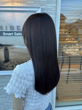 トライベッカスマートサロン(TRIBECA smart salon) 髪質改善ウルトワトリートメント×深めボルドカラー×小顔カット