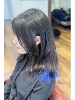 チェルシー CHELSEA 【髪質改善】インナー☆ネオンマリンブルー