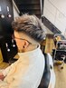 カット＋メッシュ＋カラー　(フェード＋550円)