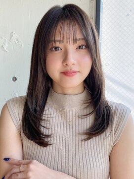 エトラ 渋谷店(etora) 小顔 フェミニンロング メルティーカラー 似合わせカット"