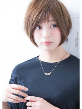 セイドット オモテサンドウ(Say. omotesando) say.重政大人ショートボブレイヤー丸みくびれひし形白髪染め