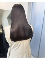銀座　cheri 透明感グレージュ×艶髪　髪質改善トリートメント