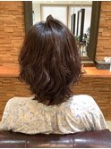 ゆるふわパーマ/マロンブラウン
