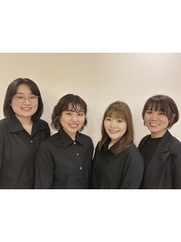 【女性スタイリストのみ】女性ならではの細やかな気配りと一人ひとりに寄り添った丁寧な接客が大好評◎