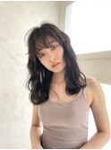 大人可愛いニュアンスカール×ショコラブラウン