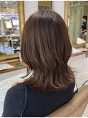 くびれミディアム × チョコレートブラウン【千葉優希】