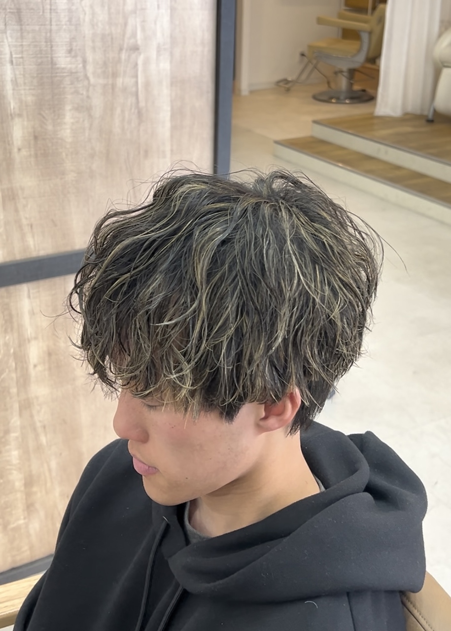 エッジ(EDGE) 大分メンズツイストスパイラルパーマ無造作メッシュ刈り上げ