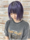 ブリーチ20代30代40代50代小顔◎パープル