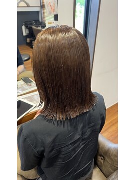 ルプラ アンテ(le-pla Ante) アッシュブラウン　ワンレングス