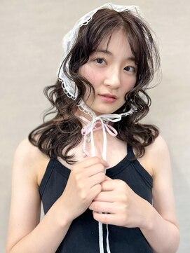 トナリ(tonari) グレージュ 外国人風 ニュアンスパーマ【鹿児島中央駅】