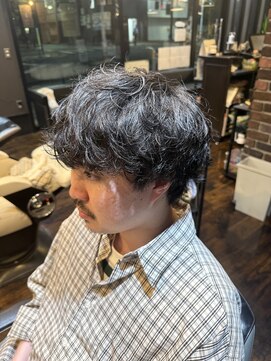 スマイルヘア 浦和店(Smile hair) シャドウパーマ/ツーブロマッシュ/束感/<理容室>[浦和/メンズ]