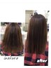 ★人気No.2  髪質改善縮毛矯正ストレート・カット￥18150⇒￥14850