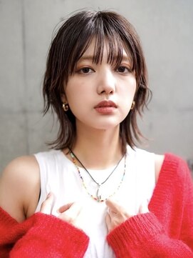 ギークス(GEEKS) 【GEEKS渋谷】顔周りレイヤー/モーヴピンク/冬カラー/ネオウルフ