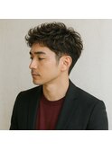 くせ毛をいかした大人メンズ刈り上げショート 20代 30代 40代