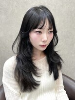 ロンド レア 天神大名店(Lond Le’a) 黒髪カタログ/オリーブグレー/ココアベージュ/小顔ヘア