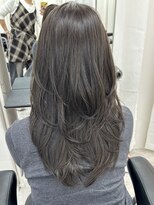 エトワール(ETOILE)&nbsp;レイヤーカット/ハッシュカット/オリーブグリーン