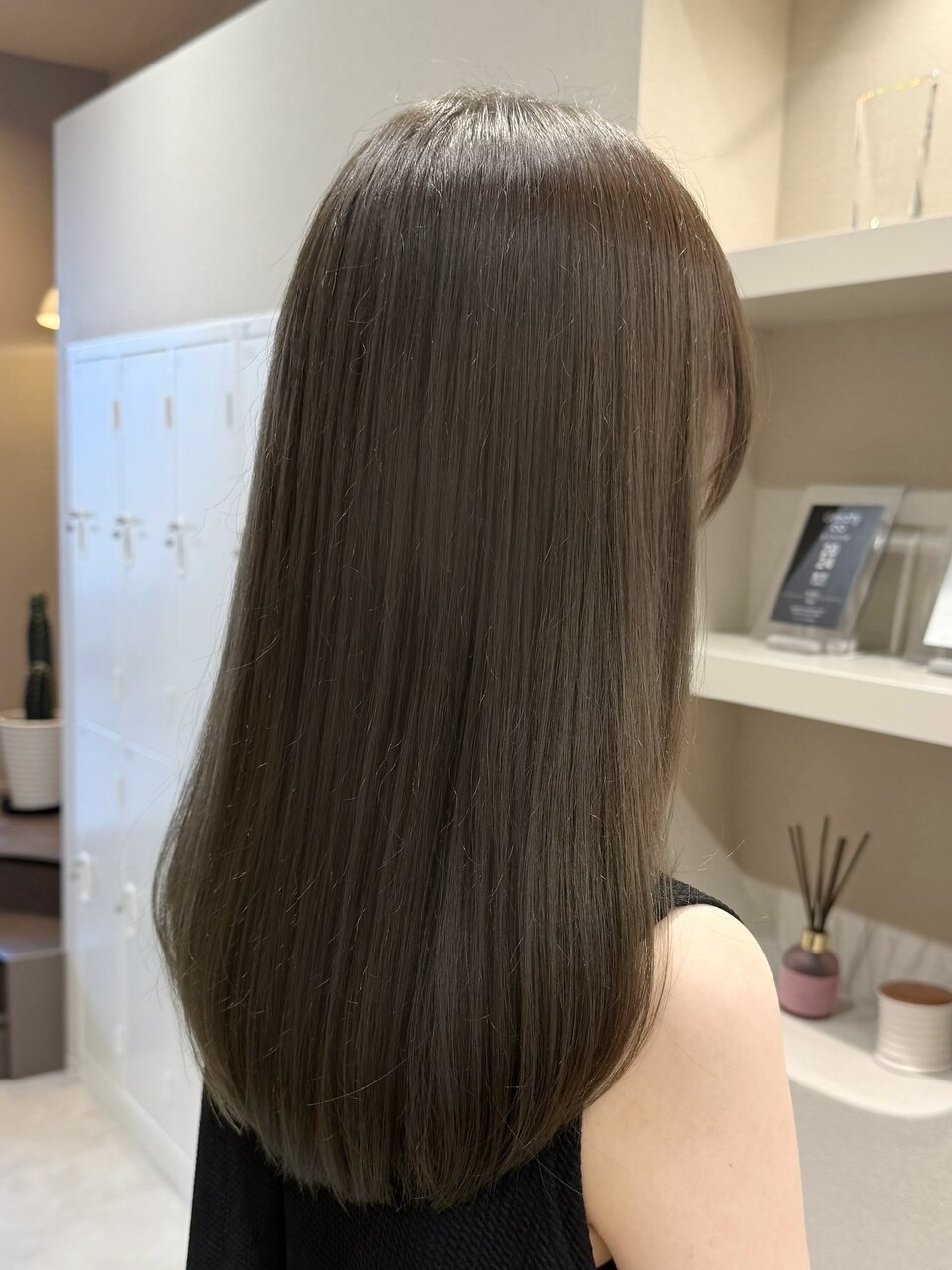 艶髪ピンクベージュ/表参道/原宿/女性美容師