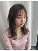 ニュアンス韓国ヘア×顔周りカット/西梅田堂島