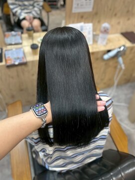 ヌープヘアーアイス(NUUP.hair ici) 【美髪】繊細な艶感ロングストレート仕上げ◎/秋冬スタイル