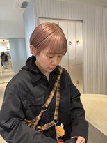 ラビリンス(Labyrinth) pink beige × short cut