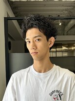 ノブレス ノアール(NOBLESSE NOIR) 【メンズ】スパイキーショート×ピンパーマ