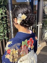 ラフテル(RAFTEL)&nbsp;上品ゆる編みシニヨンアップ