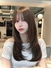 カラー同時に◎カット+巻ける縮毛矯正+カラー+トリートメント　