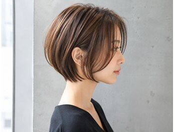 ログヘアアトリエ (log hair atelier)の写真/周りの目が気にならない半個室だから言いにくかった悩みも話しやすい♪バランスの良いカット技術が魅力◎