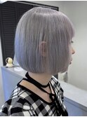 池袋東口ハイトーンカラーショートヘアレイヤーボブショートボブ