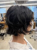 ルーズパーマ/ウルフカット[万代/新潟駅］