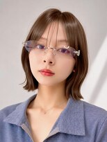 メゾンアクア 表参道(Maison ACQUA)&nbsp;Yハッシュカットボブ/顔周りレイヤーボブ/シースルーバング