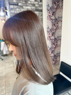 プリームヘアーホワイト(Pleame hair WHITE) ミルクティーベージュ