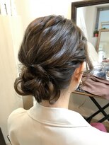 ロカット サロン(Roquat Salon) シンプルブライダルアップアレンジ【ヘアメイク 立川/立川南口】