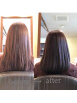 オハナ(ohana)&nbsp;【ohana 表参道】ケラチントリートメント×グレージュロブ。