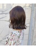 【わだボブ】外ハネくびれミディアム