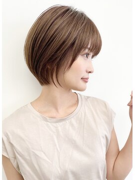 ミチオ ノザワ ヘアサロン ギンザ(Michio Nozawa HAIR SALON Ginza) 似合わせカット×丸みショートボブ【瀧上丈司】