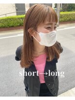 ヘアー アイス 御器所本店(HAIR ICI)&nbsp;ナチュラル可愛いエクステ