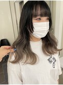 中韓mixバレイヤージュ