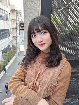 サロンドミルク 原宿(salon de MiLK) 【salon de MiLK 原宿】ウルフ風レイヤー×シルクトリートメント