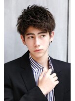 クリフ バイ リップス ヘアー(CLIF by LIPPS hair)&nbsp;ツイストスパイラル　無造作　ハーフアップ　メンズショート