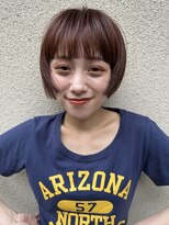 ソルトウォーター(SALT WATER) ショートボブ マッシュ 顔まわりデザイン