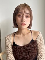ガーデンヨコハマ(GARDEN YOKOHAMA) 似合わせカット外ハネボブ小顔ホワイトグレージュイメチェン卵型