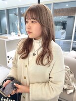 ローレンアオ(LOREN AO)&nbsp;ミルクティベージュオリーブダブルカラーラベンダー